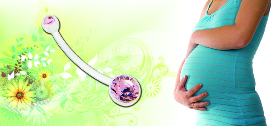 pregnancy navel barbells